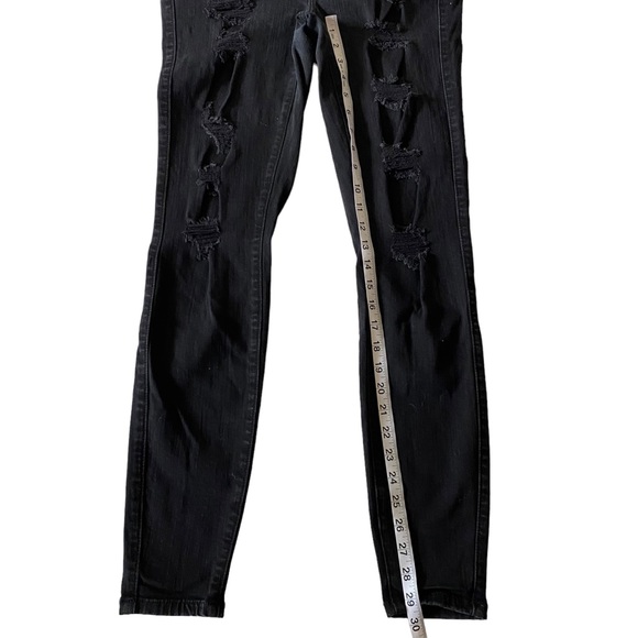 Torrid Premium Distressed Bombshell Skinny Black Jeans Women’s Size 10T - Picture 11 of 15